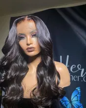 Tinashe-Peluca de cabello humano ondulado con encaje Frontal, peluca de cabello humano brasileño con cierre de 4x4 6x6, densidad del 250, 28 y 30 pulgadas