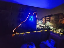 Wall-Lamp Art-Decorative-Lights Neon-Sign Holiday-Lighting LED Plastic Xmas-Party Baby