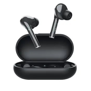 

BLUETOOTH earphones TRUST NIKA TOUCH BLACK - BT5.0 TWS - DRIVERS 10MM-controls-2 extra CAPS for OR