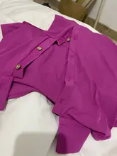 Monos holgados informales de manga larga para mujer, monos de Color liso con diseño de una hilera de botones y bolsillos decorativos con cuello vuelto