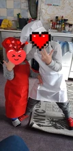 Los niños Chef delantal frente Babero con bolsillos niños niñas delantal cocina arte niños delantal de pintura cocina Pichi de bebé + sombrero conjuntos