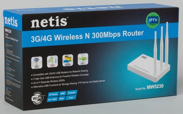 АКЦИЯ Wi Fi роутер Netis MW5230 5230 Модем Huawei E3372h 320 Антенна 3G/4G 15дБ 18дБ MIMO Пигтейлы