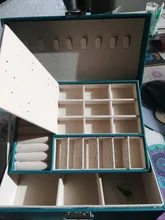 Caja de almacenamiento de joyas de cuero PU, embalaje multifunción portátil de estilo europeo con cajón, regalo de invierno