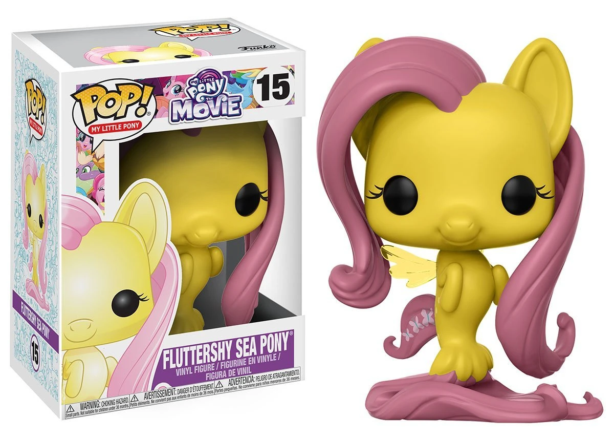 21644 FUNKO POP! My Little Pony Flutterinvoice Sea Pony, Asli, Anak Laki  laki, Perempuan, Mainan, Hadiah, Kolektor|Aksi Figur| - AliExpress