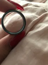 Anillos planos de hematita, joyería de calidad AAA, 6 mm de ancho, 1 unidad, HR1002