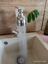 Kitchen Faucet Nozzle Sprayer Shower WATER-ROTATABLE-FILTER Stainless-Steel Splash-Proof