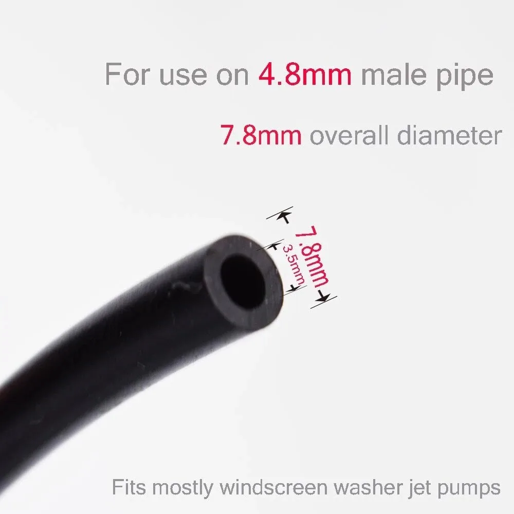 Windshield Jet Spray Wiper Nozzle Water Hose Fluid Tube 5pcs/Set 2m Car Washer Automotive Blade Pip | Автомобили и мотоциклы