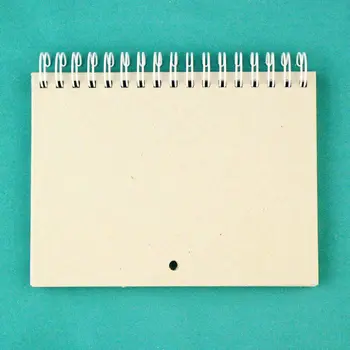 

Kp001-b blank for calendar on white spring, A6, 7 sheets