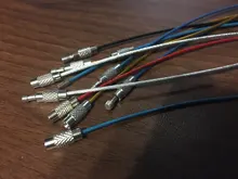 EDC Keychain Carabiner Cable-Rope Wire-Keyrings Key-Holder Outdoor-Tools Screw-Locking