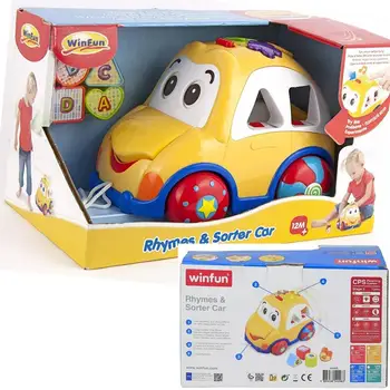 

CAR child drag with figures nestable sounds WINFUN babies from 12 months old