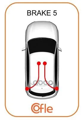 Трос Стояночного Тормоза Лев Задн Hyundai Tucson 4wd All 2.0crdi-Cvvt 6/04-10/10 Cofle арт. 17.2585