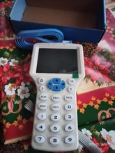 10 Frecuencia de lector de RFID escritor copiadora duplicador IC/identificación con Cable USB para Cable de 125Khz a 13,56 Mhz tarjetas pantalla LCD duplicador