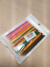 Zwellbe-brochas de maquillaje desechables, 100 unids/bolsa, microrímel, extensión de pestañas, eliminación de bastoncillos, herramientas de eliminación de pestañas