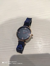 Las mujeres reloj CRRJU de lujo de moda reloj azul para las mujeres Casual impermeable cuarzo mujer reloj de acero inoxidable reloj femenino
