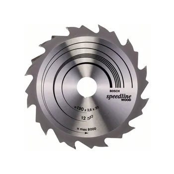 

BOSCH-circular saw Blade Speedline Wood 190x30x2,6mm 12