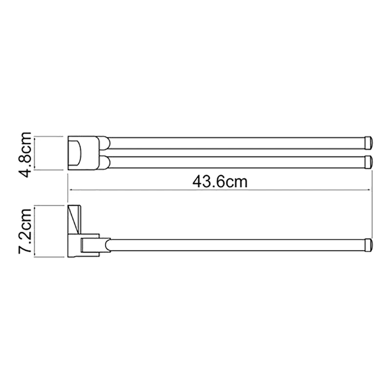 Держатель полотенца WasserKRAFT Leine K-5031 WHITE