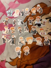 ¡20/50 unids/pack Anime tee! Pegatinas de grafiti impermeables para motocicleta, pegatinas adhesivas geniales para viaje, equipaje, guitarra, nevera, portátil