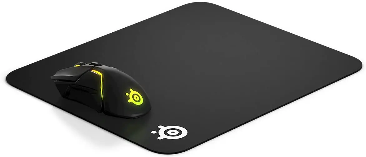 Steelseries Qck-Tappetino Per Mouse Da Gioco-Superficie Microtessuta-Ottimizzato Per Sensori Di Gioco-Taglia M (320Mm X 270Mm X 2Mm)