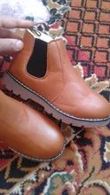 Botas cortas para la lluvia para niño y niña, zapatos grandes, botas cortas de cuero inglés