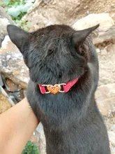Cat-Collar Bell Pet-Product Velvet-Material Elastic Charm Safety Adjustable Soft Heart