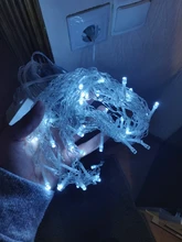 String-Light Led Curtain Christmas Garland Icicle 100leds Stage Garden Outdoor 220V Drop