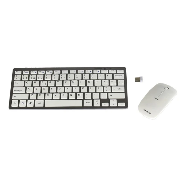 Keyboard and Wireless Mouse Tacens 6LEVISCOMBOV2 White