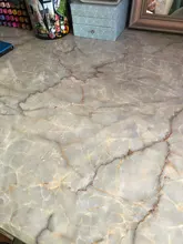 Self-Adhesive Wallpaper Cupboard Vinyl-Film Marble Oil-Proof Home-Decoration Kitchen