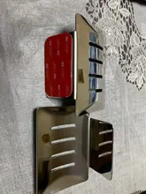 No perforar plato de soporte para jabón soporte de esponja de jabón montado en la pared para cocina soporte de jabón organizador de baño soporte de jabón de metal