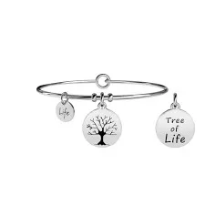 

KIDULT-316L STAINLESS STEEL BRACELET WITH PENDANT TREE OF LIFE-COD 231629 nature