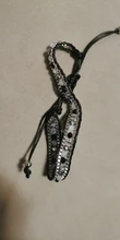 Crystal Charms Bracelets Rope-Chain Wristband Gift LUBINGSHINE Fashion Jewelry Adjustable