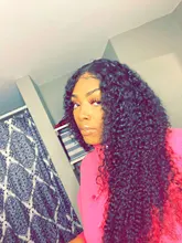 Beauty Forever-extensiones de cabello humano rizado malayo, 4x4, cierre libre/Medio/tres partes, 100%, Remy