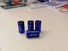 4 uds estilo de coche rueda de aleación de aluminio tapas de vástago de válvulas para neumático cubierta de accesorios de la motocicleta Theftproof tapas de válvulas para mazda