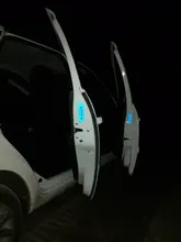 5 unids/set coche reflectancia Reflector adhesivo Auto accesorios Exterior cinta reflectante adhesiva Reflector de reflejo de advertencia