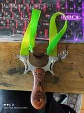 Tirachinas láser con banda de goma de alta precisión, potente Catapulta de tiro de 98K para juego de caza al aire libre