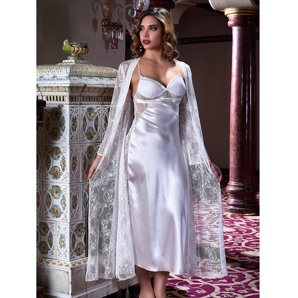 Full length silk nightdress Clearance
