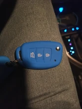 Funda de silicona para llave de coche, funda para Hyundai Tucson Sonata Ix35 Ix25 I20 Creta Santa Fe GLS SPORT Elantra Reina, funda Fob
