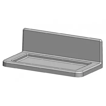 

Tray baseman glass drip Z06 gray