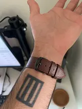 Eastar-Correa de cuero para Apple Watch SERIE DE gomillas 5/3, pulsera deportiva de 42mm y 38mm para iwatch 6 4 SE, 3 colores, gran oferta