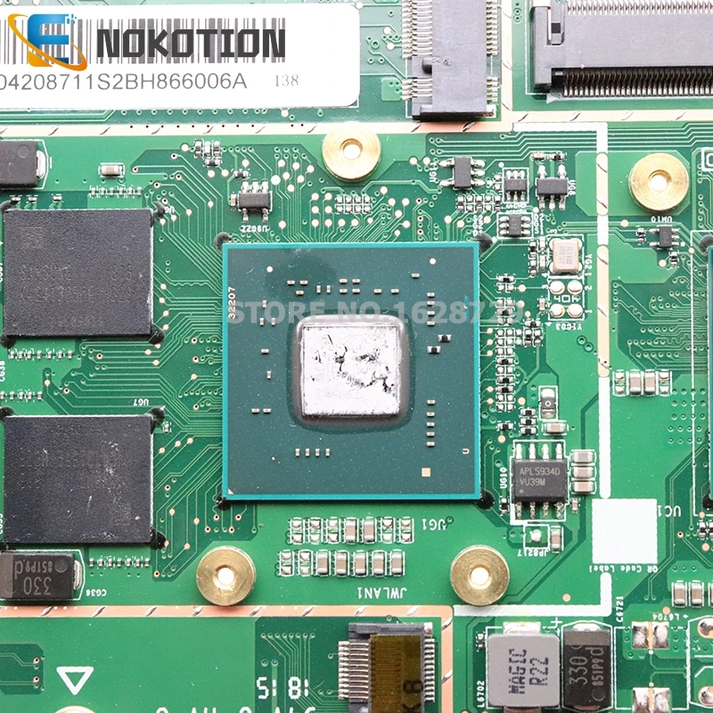 price reduction  NOKOTION 5B20R07542 for Lenovo IdeaPad 330S-15IKB 330S-KBL 15.6 Inch laptop motherboard SR3LD I3-70