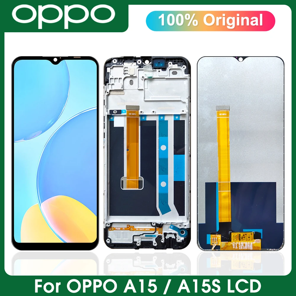 screen for lcd phones best 6.52" Original DISPL For Oppo A15 LCD Display CPH2185 Touch Screen Digitizer Assembly Replacement For A15s CPH2179 Repair Parts mobile lcd