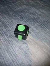 Juguetes dados para aliviar la ansiedad y el estrés para niños, juguete de descompresión de plástico con enfoque multifuncional de seis lados para juegos, regalo para adultos