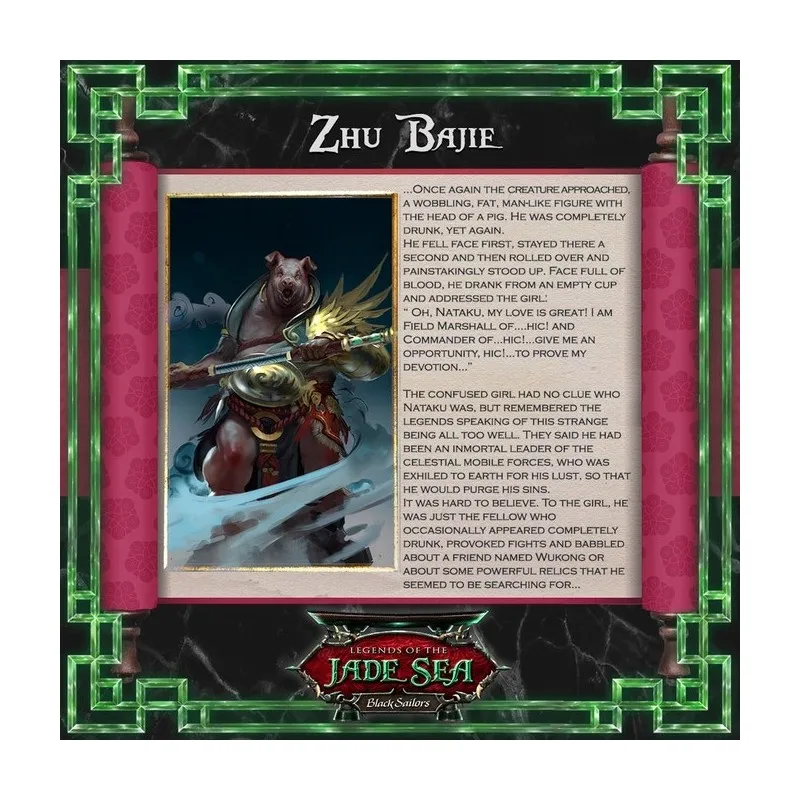[Loong Way Miniatures] Большой ребенок Creatives Zhu Bajie поле Marshall 90 мм