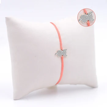 

Handmade Pink Women Silver Bangle Skybco1099