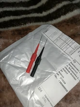Aguja de perforación de aislamiento, multímetro no destructivo, sondas de prueba, rojo/Negro, 30V-60V, para enchufe de plátano, 2 uds.