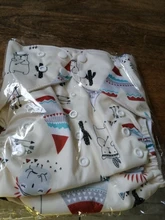 Goodbum-pañal de tela ajustable, lavable, de 8-25KG, con doble fuelle, para pañales de bebé