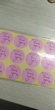 Pegatinas de agradecimiento para regalo de empresa, etiquetas de recuerdo de fiesta de cumpleaños, suministros de correo, Festival, color rosa, 120 Uds.