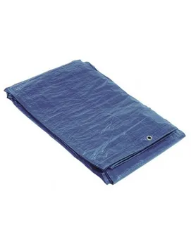 

Waterproof canvas Blue With Metal Eyelets 6x10 Meters (About)