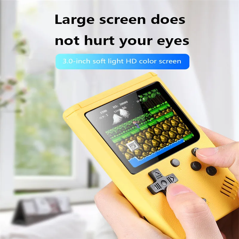 2022 NEW 800 IN 1 Retro Video Game Console Handheld Game Portable Pocket Game Console Mini Handheld Player for Kids Player Gift