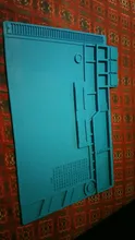 Alfombrilla de Trabajo de Reparacion de Telefonos Moviles Aislamiento Térmico de Protección Anticalor para Estación de Soldadura BGA