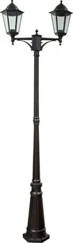 

Garden Park lamp Feron 6214 pillar 2*100W E27 230V, black 11078